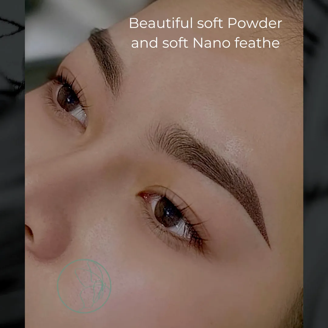 Combination before and after at Glowtique Brisbane