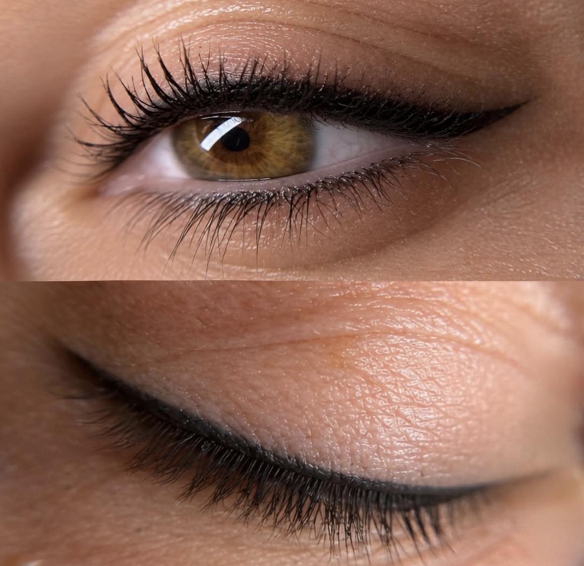 Lower lid eyeliner transformation at Glowtique