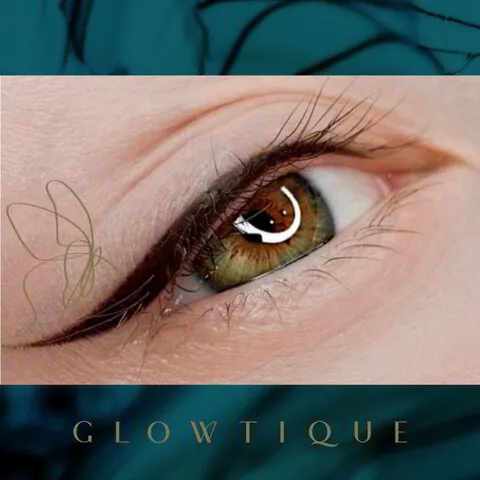 Upper Lid Eyeliner before and after at Glowtique Brisbane